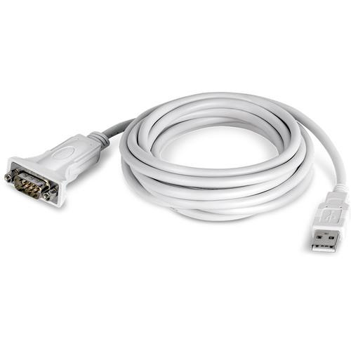 Trendnet  changeur de genre de câble USB Type A RS-232 Blanc - TU-S910