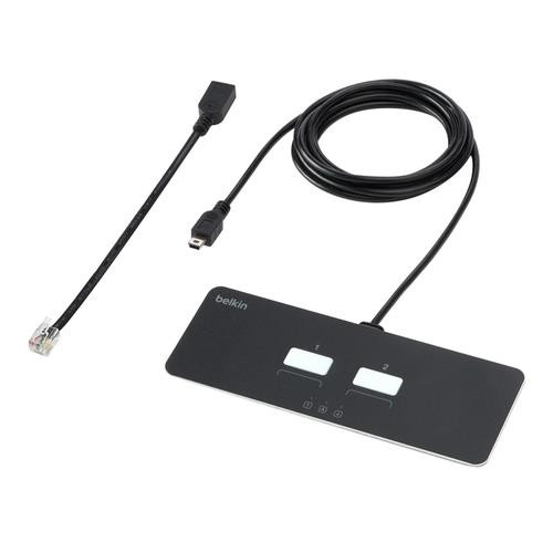 Belkin  commutateur écran, clavier et souris Noir - F1DN-MOD-REM2