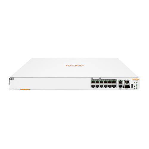 HPE Aruba Instant On 1960 8p 1G Class 4 4p SR1G/2.5G Class 6 PoE 2p 10GBASE-T 2p SFP+ 480W Géré Gigabit Ethernet (10/100/1000) Connexion Ethernet, supportant l'alimentation via ce port (PoE) 1U - S0F35A#ABA