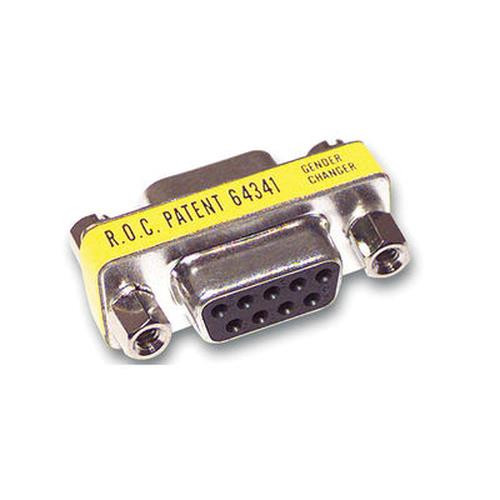 C2G DB9 F/F Mini Gender Changer DB9F Argent - 02781