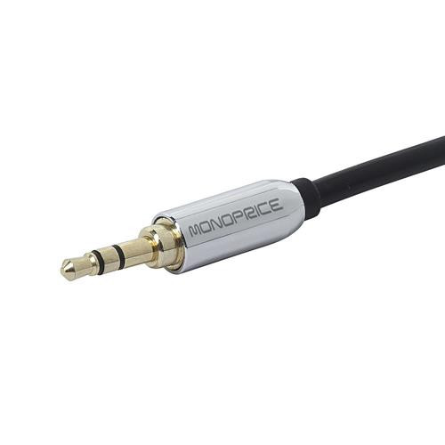Monoprice  câble audio 0,91 m 3,5mm 2 x RCA Noir, Argent - 9767