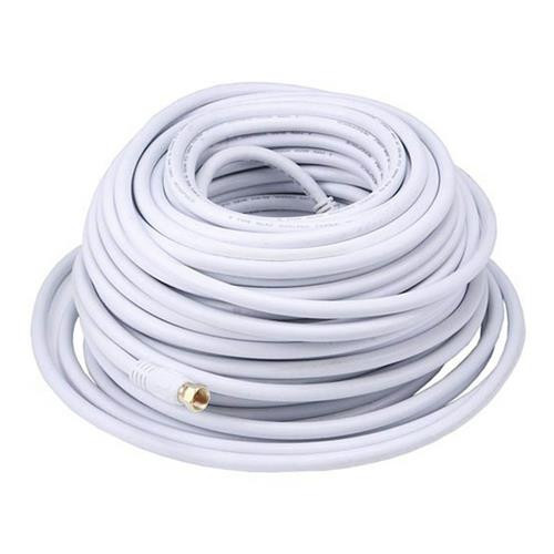 Monoprice  câble coaxial 30,48 m F Blanc - 104062