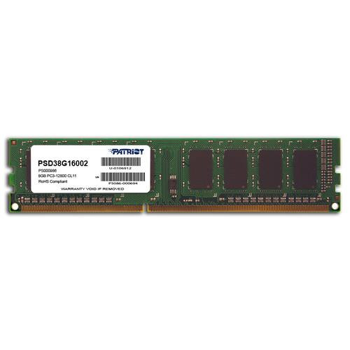Patriot Memory Signature Line  module de mémoire 8 Go 1 x 8 Go DDR3 - PSD38G16002