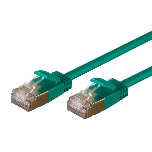 Monoprice  câble de réseau Vert 0,31 m Cat6a S/FTP (S-STP) - 27436