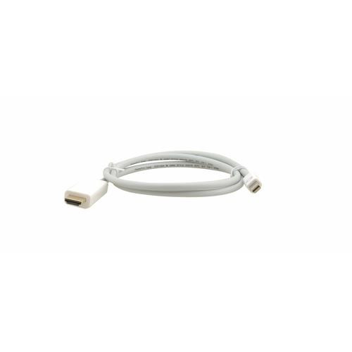 Kramer Electronics C-MDP/HM 7,6 m Mini DisplayPort HDMI Type A (Standard) Blanc - C-MDP/HM-25