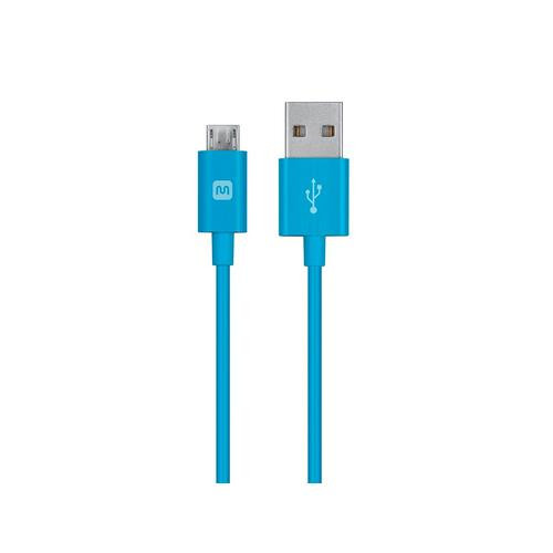 Monoprice 13929 câble USB USB 2.0 1,83 m USB A Micro-USB B Bleu - 113929