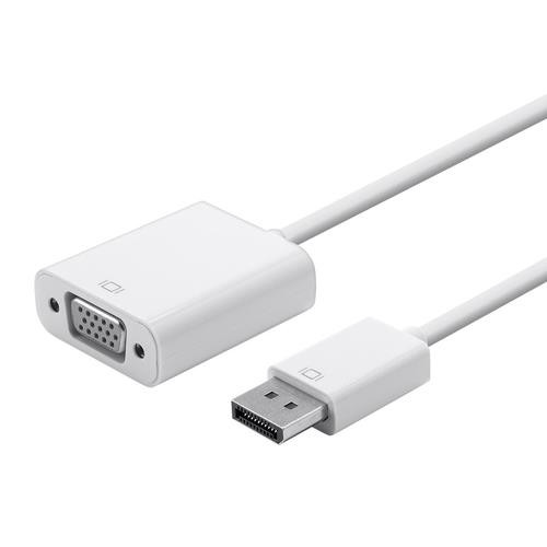 Monoprice  câble vidéo et adaptateur VGA (D-Sub) DisplayPort Blanc - 12789