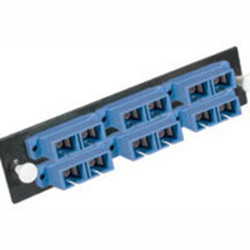 C2G Q-Series™ 12-Strand, SC Duplex, Zirconia Insert, SM, SC Adapter Panel - 31107