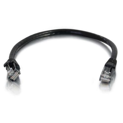 C2G 6" Cat6a UTP câble de réseau Noir 0,15 m U/UTP (UTP) - 00976