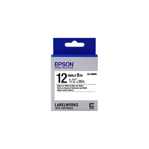 Epson LabelWorks Standard LK étiquette auto-collante Bleu, Gris, Blanc - LK-4WBN