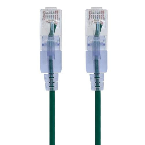 Monoprice SlimRun câble de réseau Vert 0,9 m Cat6a U/UTP (UTP) - 16320