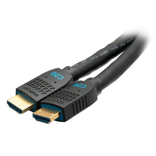 C2G 7,6 m Câble HDMI® haut débit actif ultra flexible série Performance - 4K 60 Hz encastrable dans le mur, indice CMG (FT4) - 10382