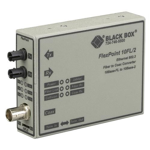 Black Box  convertisseur de support réseau 10 Mbit/s 1300 nm Gris - LMC211A-SM