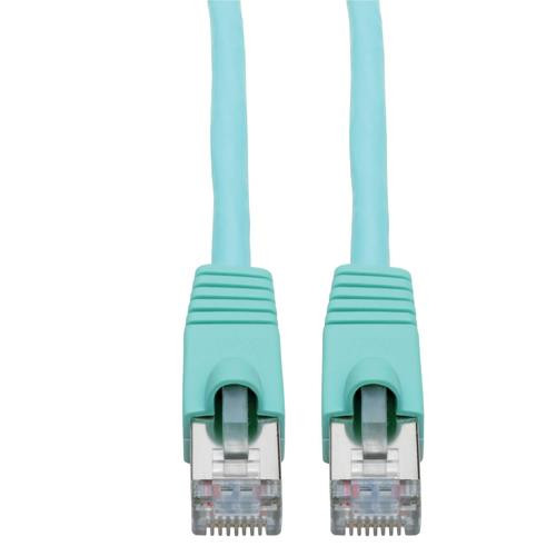 Tripp Lite  câble de réseau Couleur aqua 0,31 m Cat6a S/UTP (STP) - N262-001-AQ