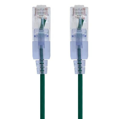 Monoprice SlimRun câble de réseau Vert 1,5 m Cat6a U/UTP (UTP) - 16345
