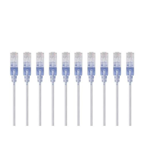 Monoprice  câble de réseau Blanc 0,61 m Cat6a U/UTP (UTP) - 29438