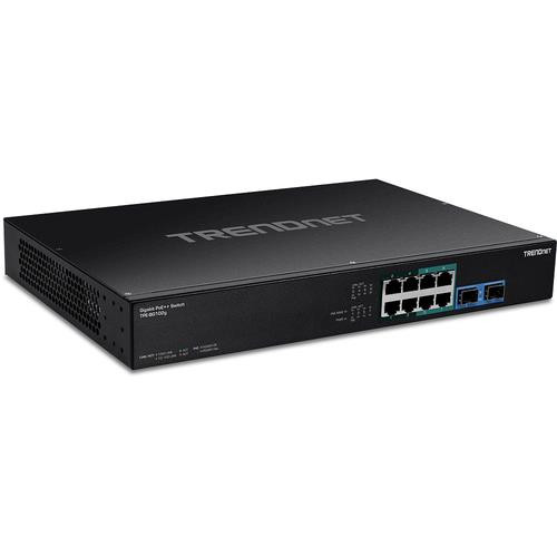 Trendnet  commutateur réseau Non-géré Gigabit Ethernet (10/100/1000) Connexion Ethernet, supportant l'alimentation via ce port (PoE) 1U Noir - TPE-BG102G Trendnet  commutateur réseau Non-géré Gigabit Ethernet (10/100/1000) Connexion Ethernet, supportant l'alimentation via ce port (PoE) 1U Noir - TPE-BG102G