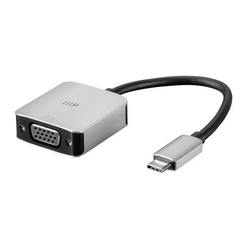 Monoprice  câble vidéo et adaptateur USB Type-C VGA (D-Sub) Gris - 34187