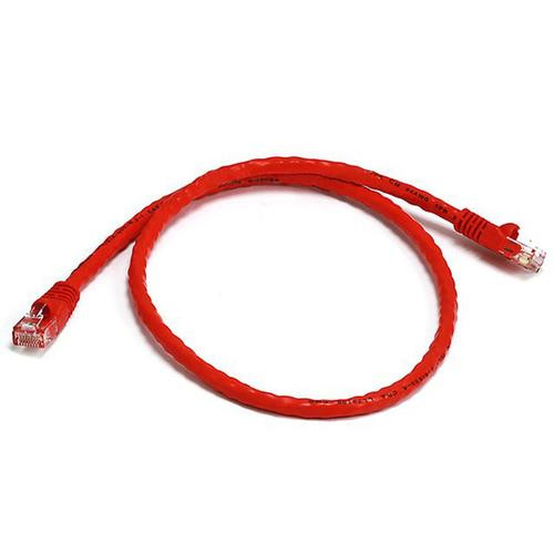 Monoprice Cat6, UTP, 0.6096 m câble de réseau Rouge 0,6096 m U/UTP (UTP) - 3424