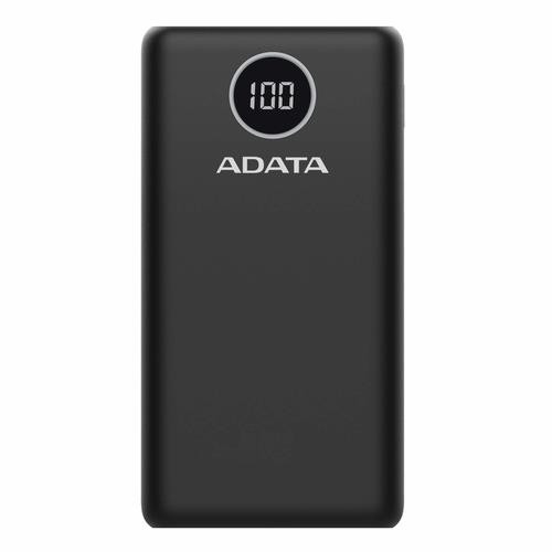 ADATA P20000QCD Lithium Polymère (LiPo) 20000 mAh Noir - AP20000QCD-DGT-CBK
