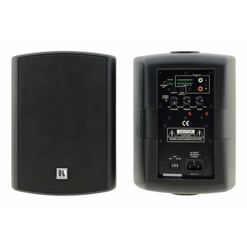 Kramer Electronics TAVOR-5-O(PAIR)/BLACK/US set d'enceintes 60 W Universel Noir 2-voies - 60-00008910