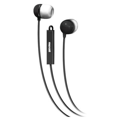 Maxell  casque Avec fil Ecouteurs Appels/Musique Noir - 190300