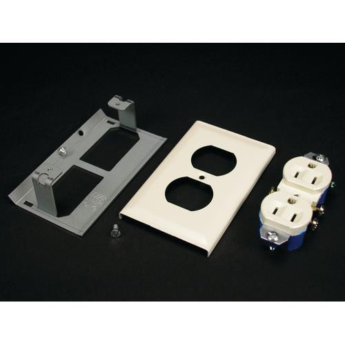 WIREMOLD  Plaque de commutation et obturateur Ivoire - CV3043GE