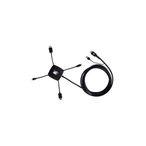 Kramer Electronics K-SPIDER 3 m DisplayPort + Mini DisplayPort + HDMI + USB Type-C HDMI Type A (Standard) Noir - 91-00015599