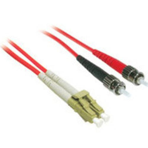 C2G 10m LC/ST Plenum-Rated Duplex 62.5/125 Multimode Fiber Patch Cable câble InfiniBand et à fibres optiques Rouge - 37539