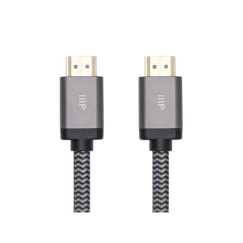 Monoprice  câble HDMI 7,62 m HDMI Type A (Standard) Noir, Gris - 44340
