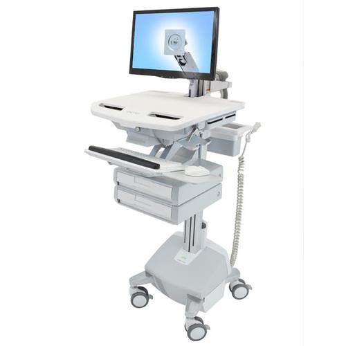 Ergotron StyleView Aluminium, Gris, Blanc Ecran plat Panier multimédia - SV44-1222-1 Ergotron StyleView Aluminium, Gris, Blanc Ecran plat Panier multimédia - SV44-1222-1