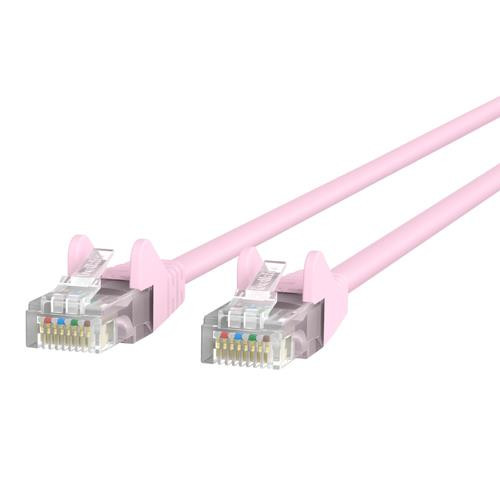 Belkin  câble de réseau Rose 22,86 m Cat6 U/UTP (UTP) - A3L980-75-PNK-S