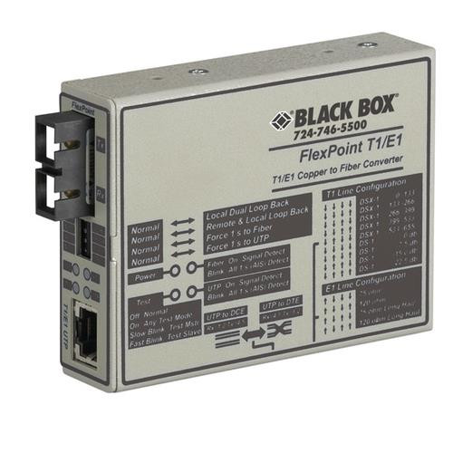 Black Box  convertisseur de support réseau 2048 Mbit/s Multimode Noir - MT662A-MSC