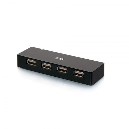C2G Concentrateur USB-A à 4 ports avec alimentation 5 V 2 A - 54463