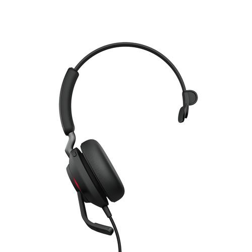Jabra Evolve2 40 SE Casque Avec fil Arceau Appels/Musique USB Type-C Noir - 24189-889-899