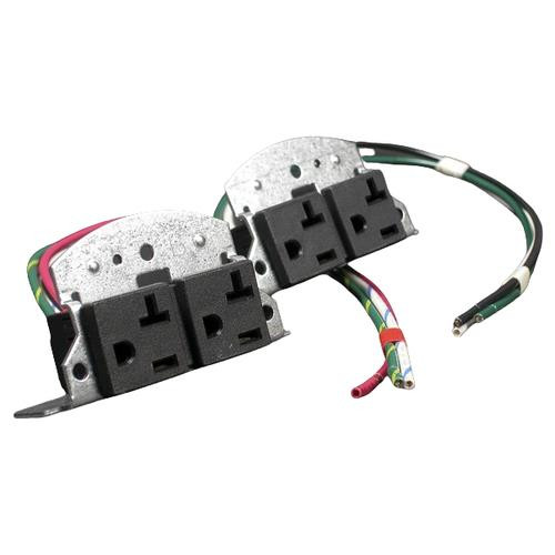 WIREMOLD  prise de courant Noir - RC4REC2