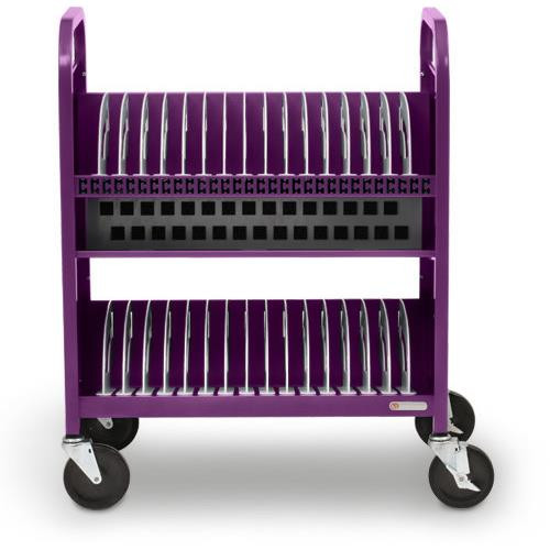 Bretford CUBE Transport Cart Classe mobile de charge et de gestion Violet - TVCT30AC-ORC