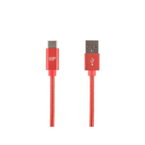 Monoprice  câble USB USB 2.0 3,1 m USB A USB C Rouge - 38910
