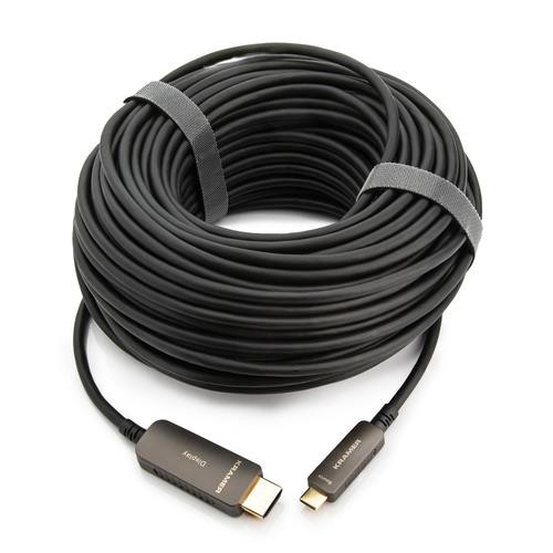 Kramer Electronics CLS-AOCU/CH-66 20 m USB Type-C HDMI Type A (Standard) Noir - 97-04400066