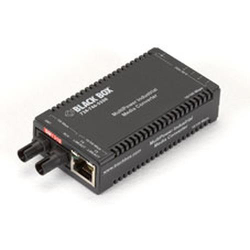 Black Box  convertisseur de support réseau 100 Mbit/s 1310 nm Monomode Noir - LIC024A-R2