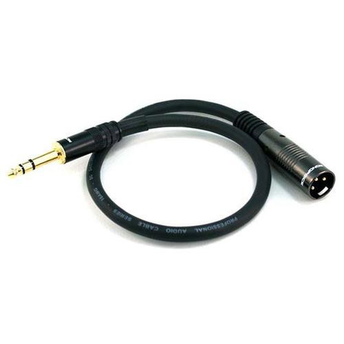 Monoprice  câble audio 0,45 m XLR (3-pin) 6,35 mm Noir - 4759