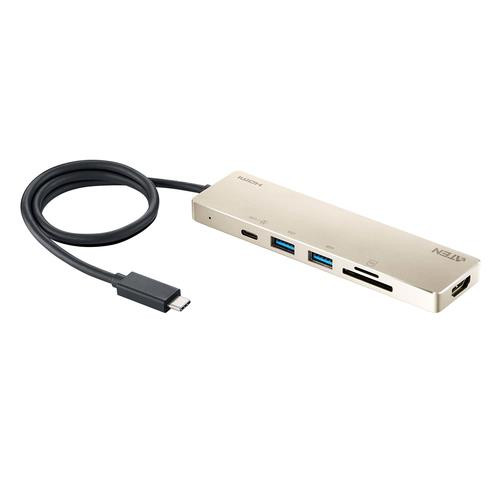 ATEN  station d'accueil Avec fil USB 3.2 Gen 1 (3.1 Gen 1) Type-C Aluminium - UH3239