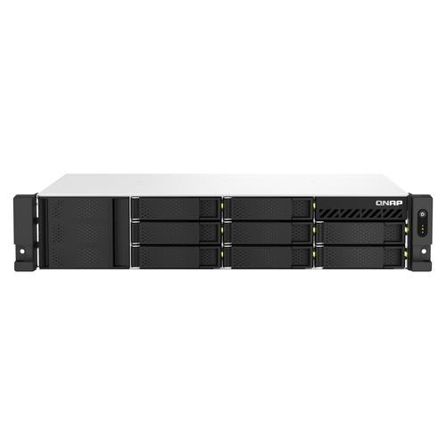 QNAP  serveur de stockage NAS Rack (2 U) Intel® Celeron® N5095 8 Go DDR4 0 To QNAP Turbo System Noir - TS-864EU-RP-8G-US