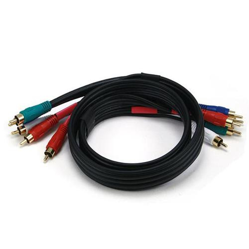 Monoprice  composante (YPbPr) câble vidéo 0,9 m 5 x RCA Noir - 2182