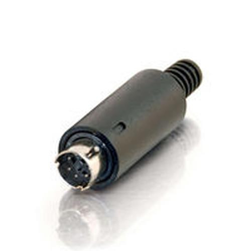 C2G 6 Pin Mini-Din Connector Male Noir - 01747