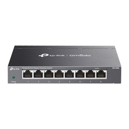 TP-Link Omada  commutateur réseau Non-géré Gigabit Ethernet (10/100/1000) Noir - DS108G