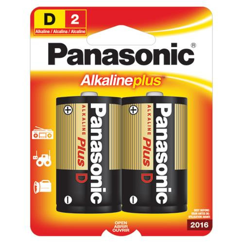 Panasonic  pile domestique Batterie à usage unique D Alcaline - AM-1PA/2B