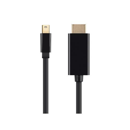 Monoprice  câble vidéo et adaptateur 0,9144 m Mini DisplayPort HDMI Noir - 13368