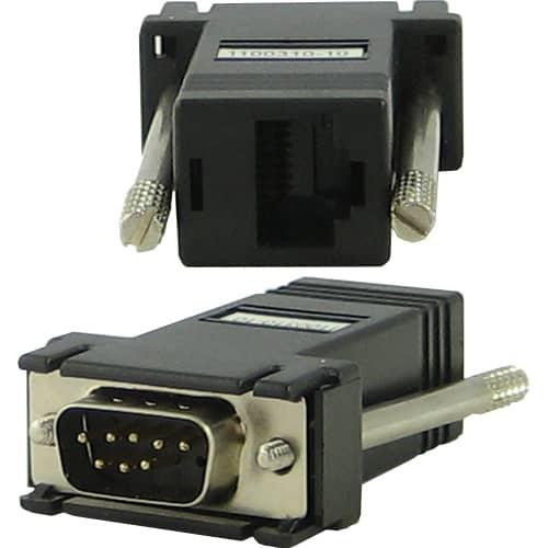 Perle DBA0021C RJ-45 DB-9 Noir, Acier inoxydable - 04031330 Perle DBA0021C RJ-45 DB-9 Noir, Acier inoxydable - 04031330