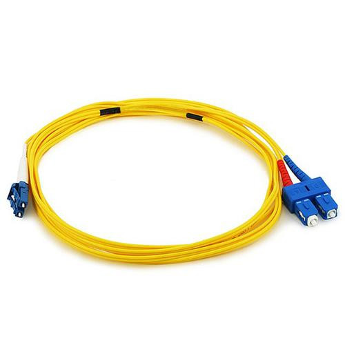 Monoprice  câble InfiniBand et à fibres optiques 3 m 2x LC 2x SC OFNR Jaune - 5313